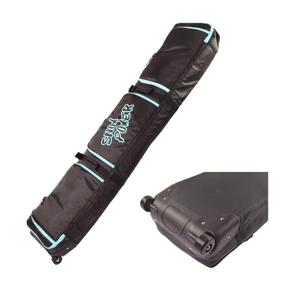 Premium Padded Ski Boot & Helmet Bag with Wheels - Large Snowboard Travel Bag for Skiing, Snowboarding & Winter Sports Gear Storage - Perfect for Air Travel, Resort Trips & Equipment Transport