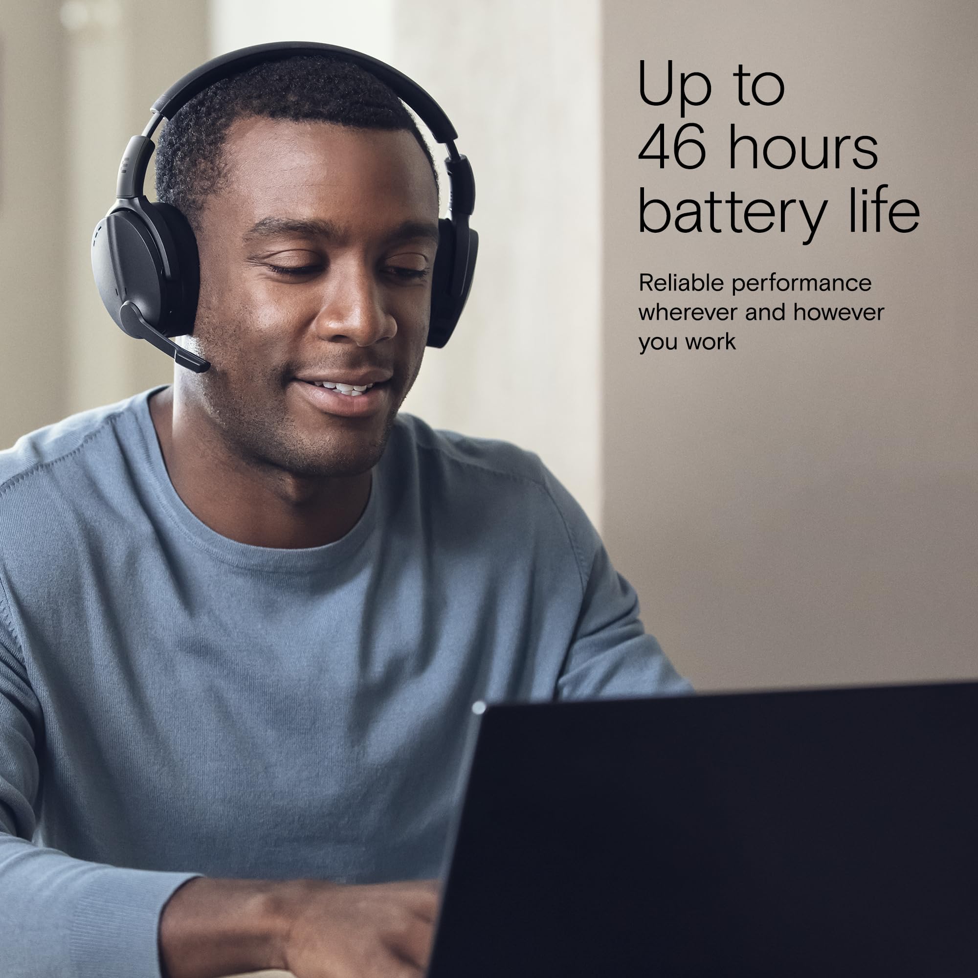 EPOS Sennheiser Adapt 560 II Wireless Bluetooth Headset - Noise Cancelling Office Headphones for Conference Calls, Gaming & Remote Work