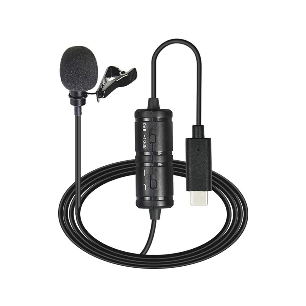 6M USB Lavalier Microphone for iPhone & Android - Mini Clip-On Mic for Live Streaming, Podcasting, Interviews & Video Recording (Ideal for YouTube, TikTok, Zoom Calls)