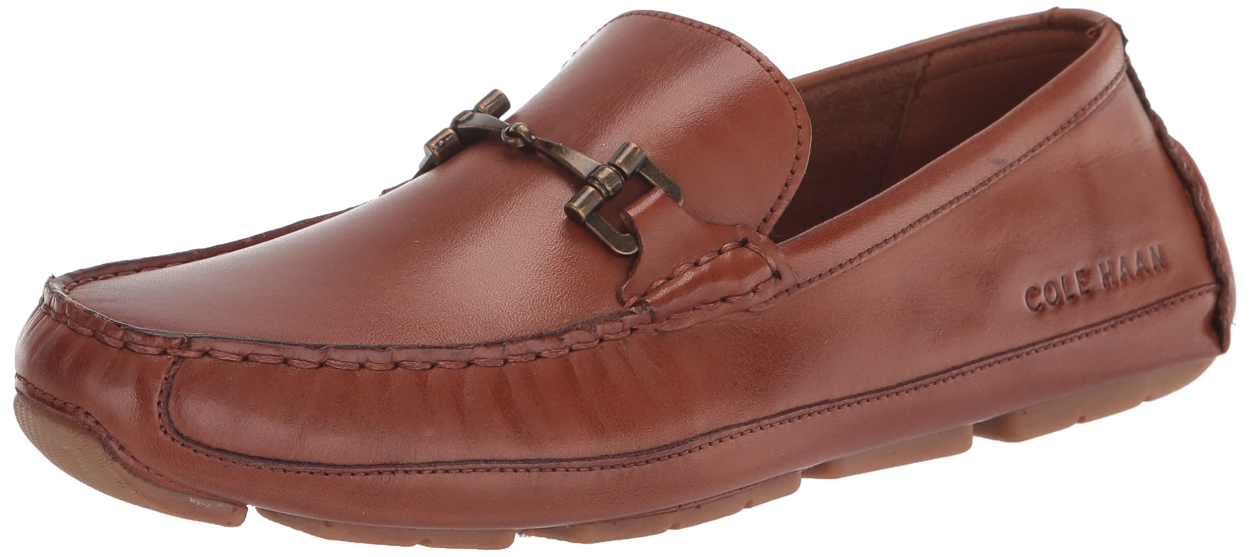 Cole Haan Men's Wyatt Bit Driver Loafer - Comfortable Leather Slip-On Shoes for Business Casual & Office Wear