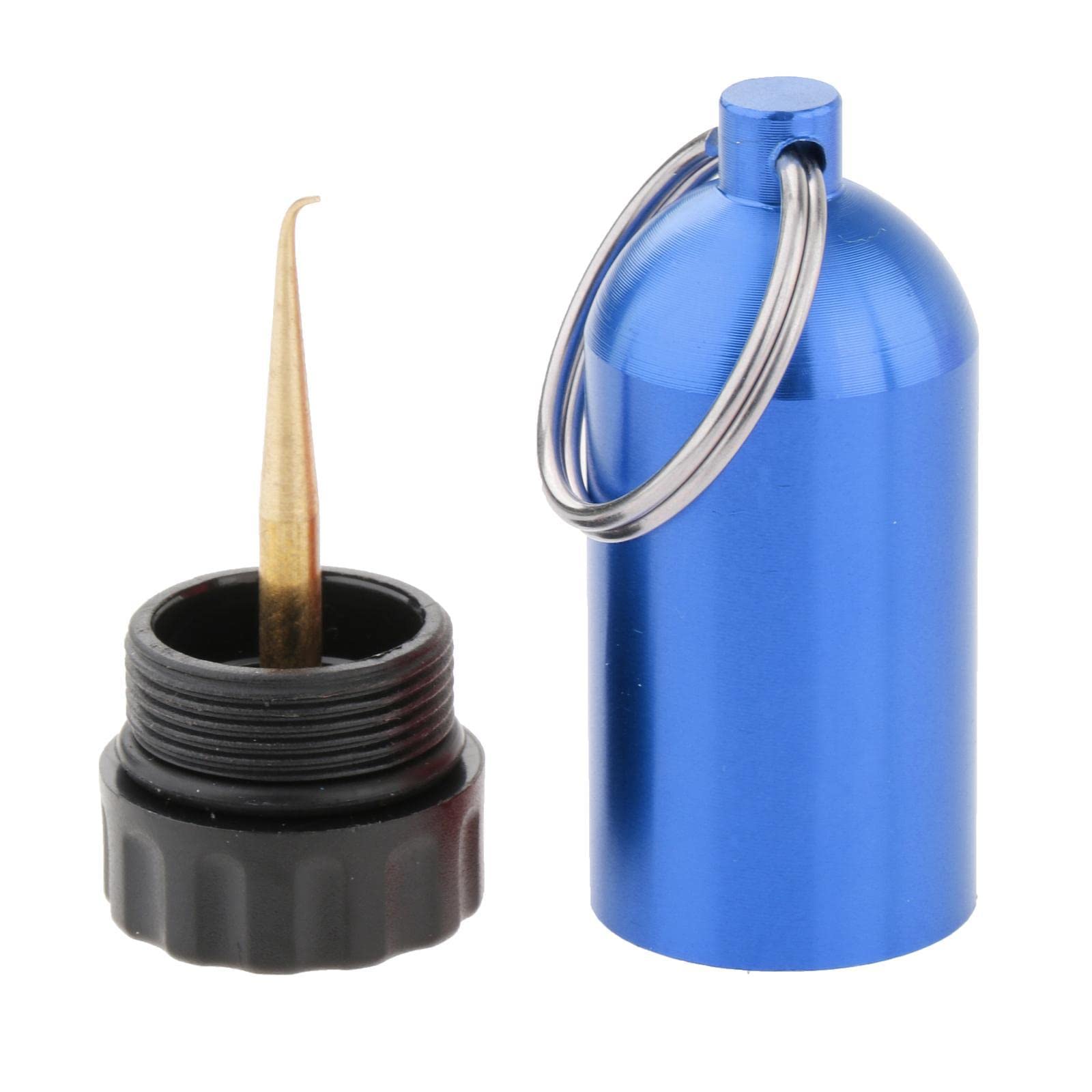 Scuba Diving Cylinder Bottle Dive Keychain Repair Kit with 12 O-Rings - Essential Gear for Underwater Equipment Maintenance & Emergency Repairs