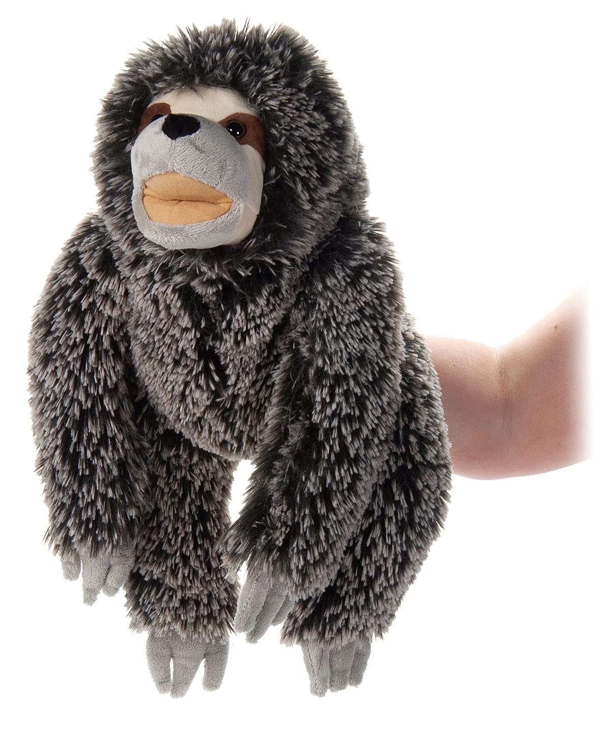 12 Inch Sloth Hand Puppet Plush Toy - Interactive Stuffed Animal for Kids, Soft & Cuddly Petting Zoo Puppetz, Perfect Gift for Children | Playtime, Storytelling & Imaginative Play