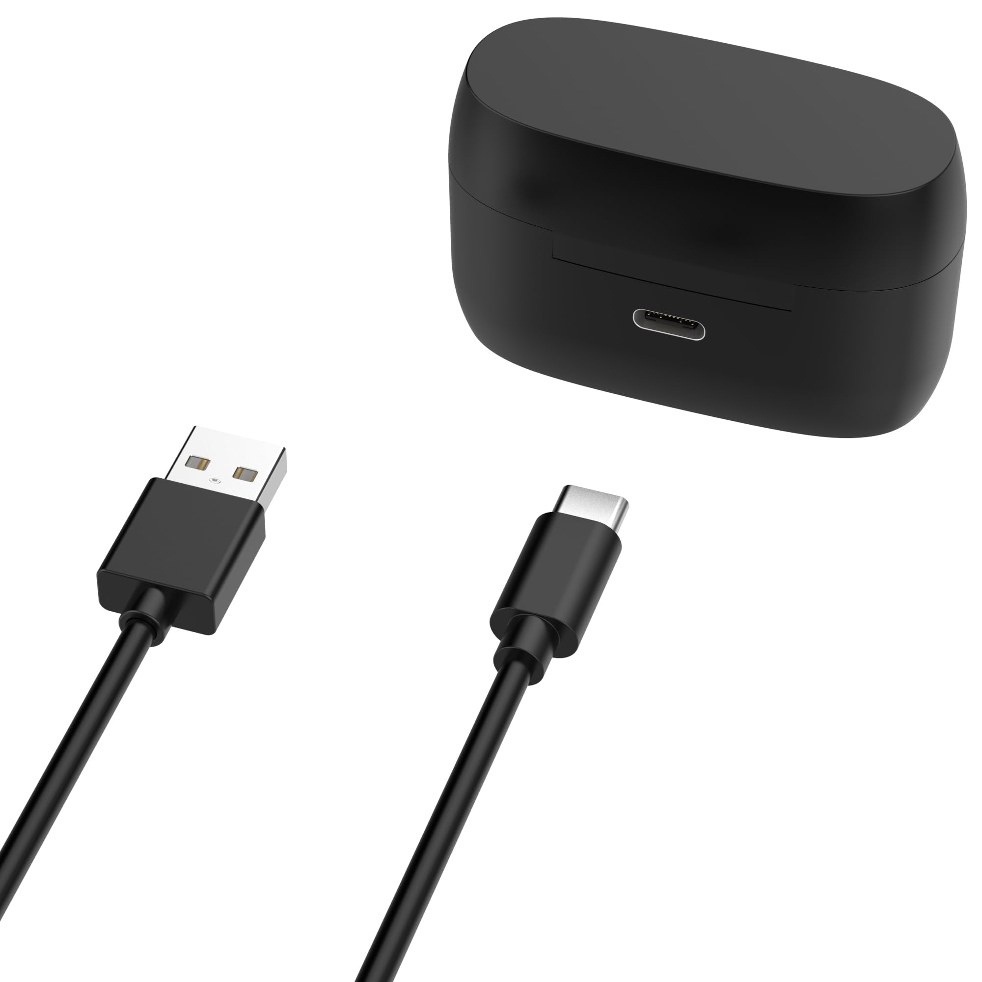 Jabra Elite 4 Active Wireless Earbuds Charging Case Replacement - Portable Charging Dock & Storage Box for Jabra Elite 4 Active Bluetooth Earbuds (Earbuds Not Included) - Perfect for Travel, Workout & Daily Use