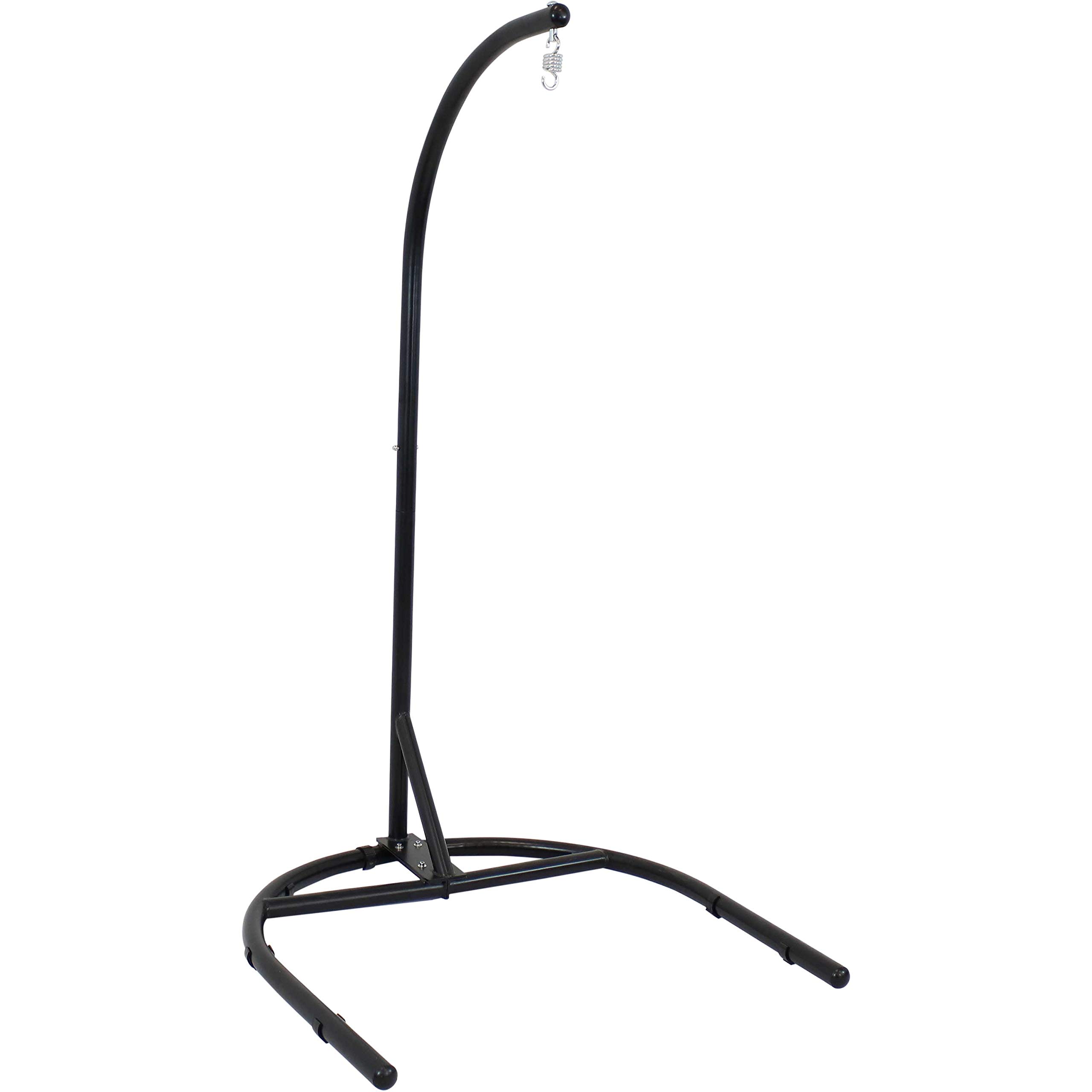 Sunnydaze Steel U-Shape Hanging Egg Chair Stand for Patio, Garden & Backyard - 330 lbs Weight Capacity - 76 Inches Tall - Indoor & Outdoor Use - Perfect for Relaxing, Reading & Lounging