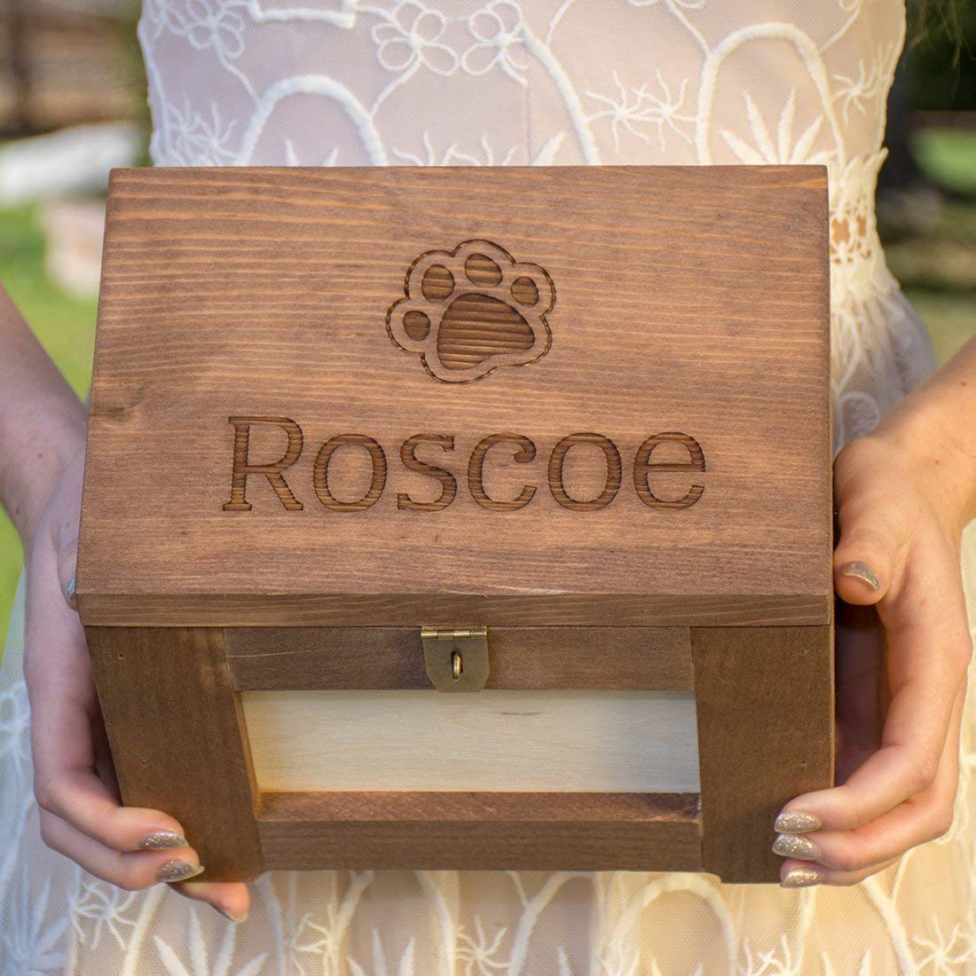 Personalized Pet Memorial Box - Custom Dog/Cat Urn Keepsake with Photo Frame - Perfect for Pet Ashes & Cherished Memories | Ideal for Home Decor, Pet Loss Grieving & Memorial Gifts