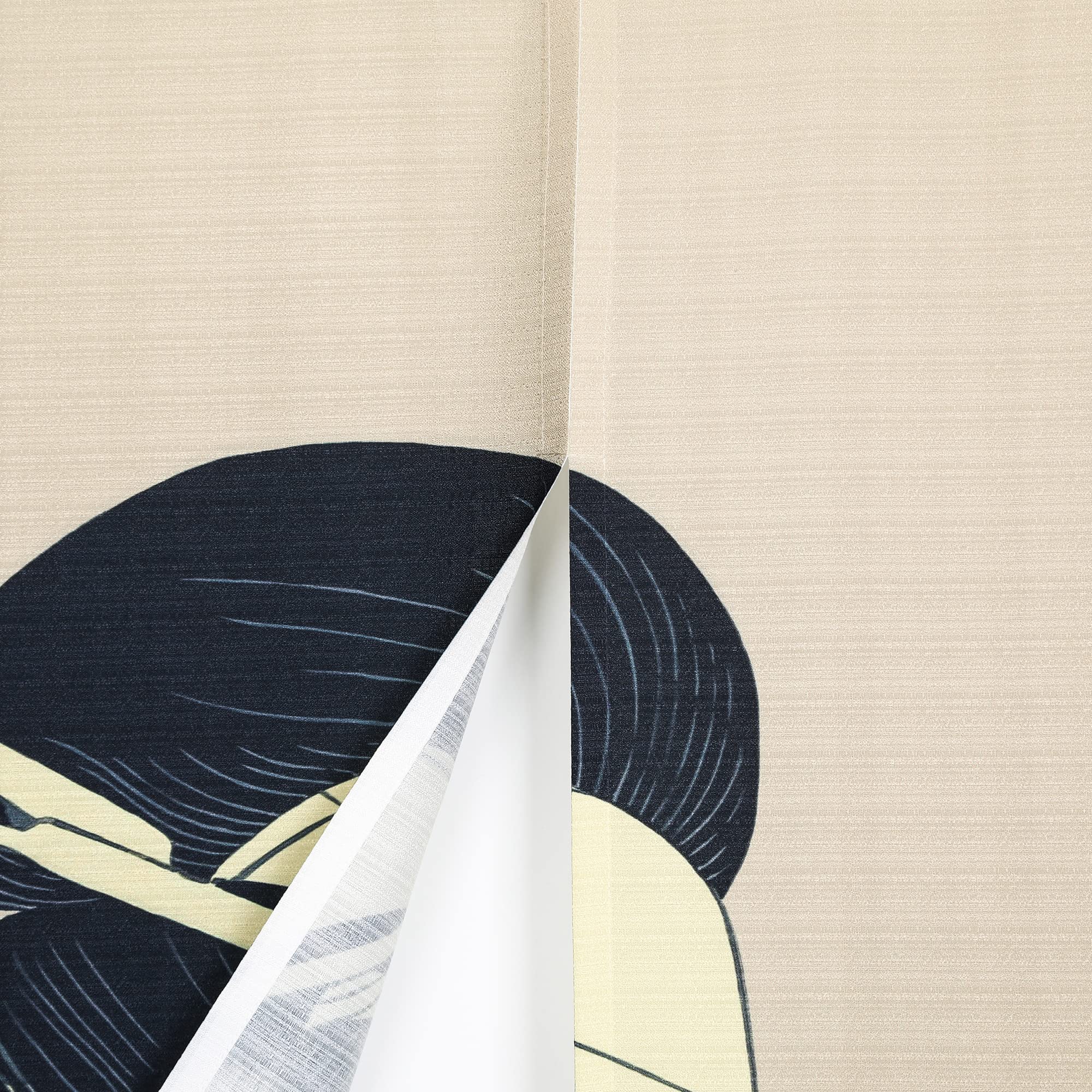 Japanese Noren Door Curtain - Kyoto Maiko Girls Traditional Tapestry for Room Divider & Home Decor (33.5x59.1 inches) - Perfect for Entryways, Living Rooms & Japanese-Themed Spaces