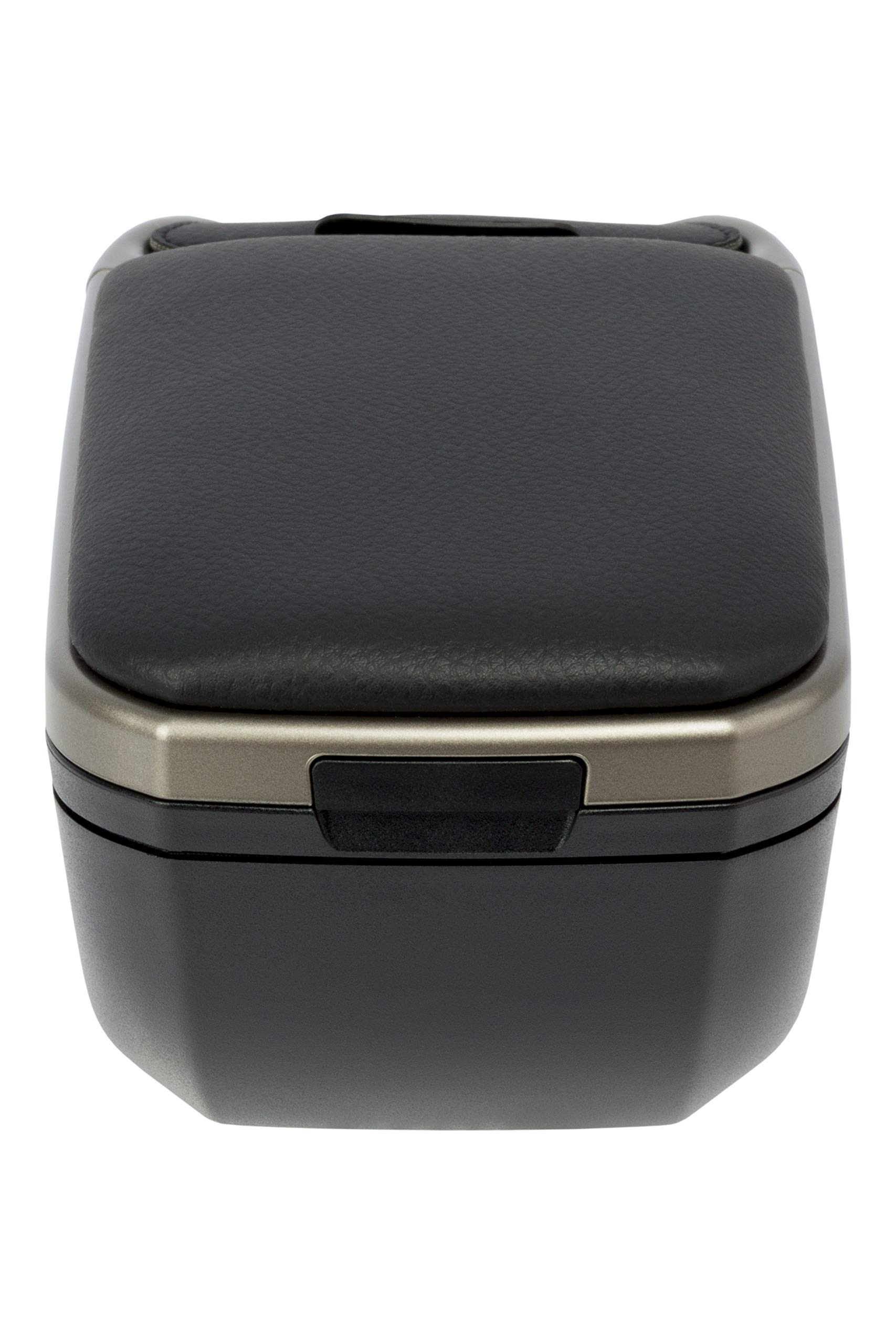 Armster 2 Black/Grey Car Seat Armrest with Storage Compartment & Foldable Design - Perfect for SEAT Arona (2018-2023) Models | Ideal for Long Drives & Road Trips