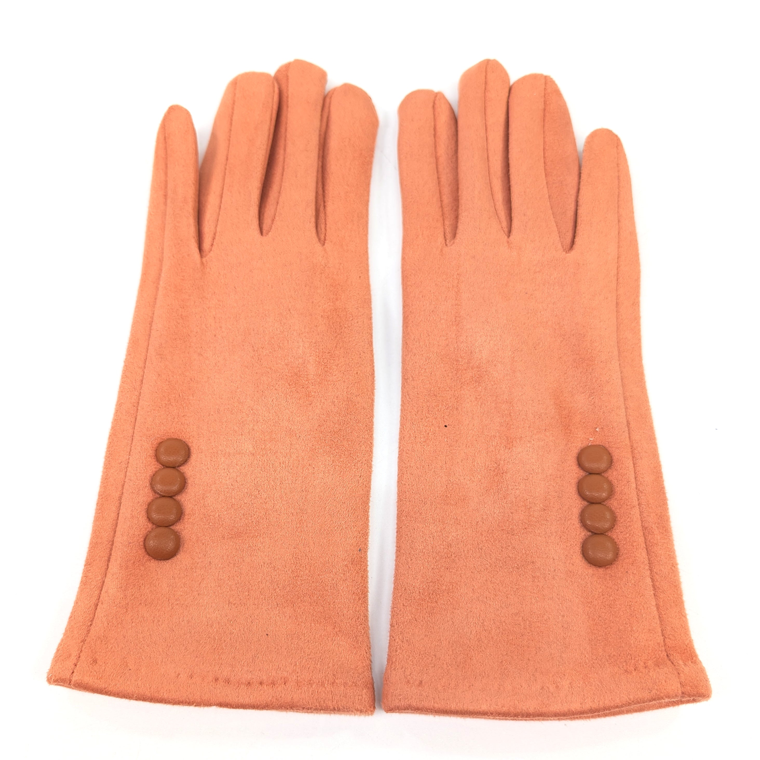 Bright Orange Winter Gloves - Warm & Stylish Pumpkin Color for Outdoor Activities, Skiing, and Cold Weather Fashion
