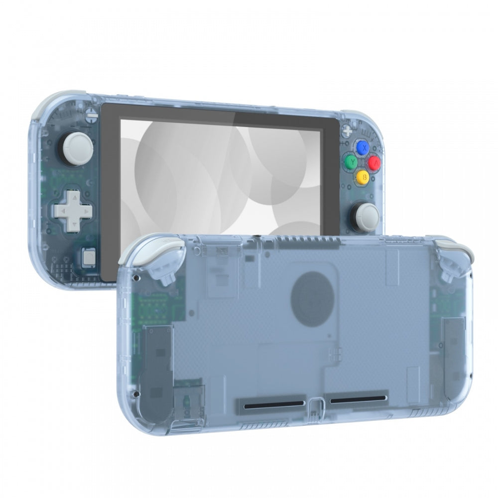 eXtremeRate Glacier Blue DIY Replacement Shell for Nintendo Switch Lite - Custom Controller Housing with Screen Protector | Perfect for Gaming Enthusiasts & DIY Modders | Enhance Your Portable Gaming Experience