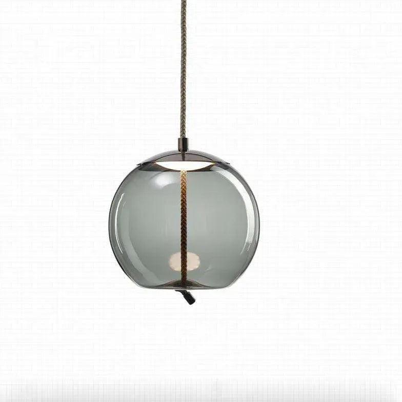 Minimalist Transparent Glass Pendant Lights - Various Shapes for Modern Kitchen, Dining Room & Bedroom Lighting Decor