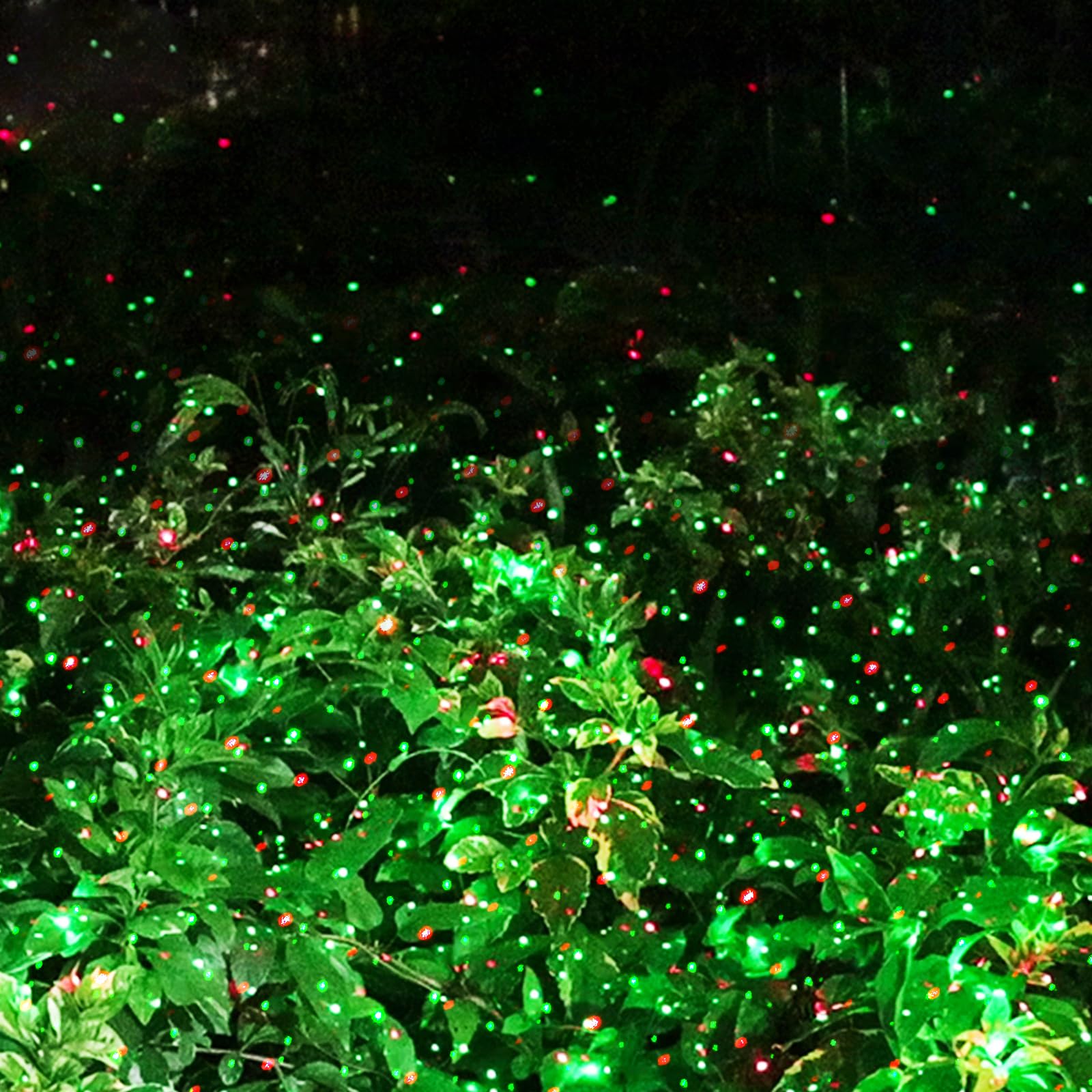 Christmas Laser Lights Outdoor - Red & Green Moving Laser Projector, Waterproof Garden & House Decoration for Holidays | Perfect for Yard, Lawn, Roof & Party Decor