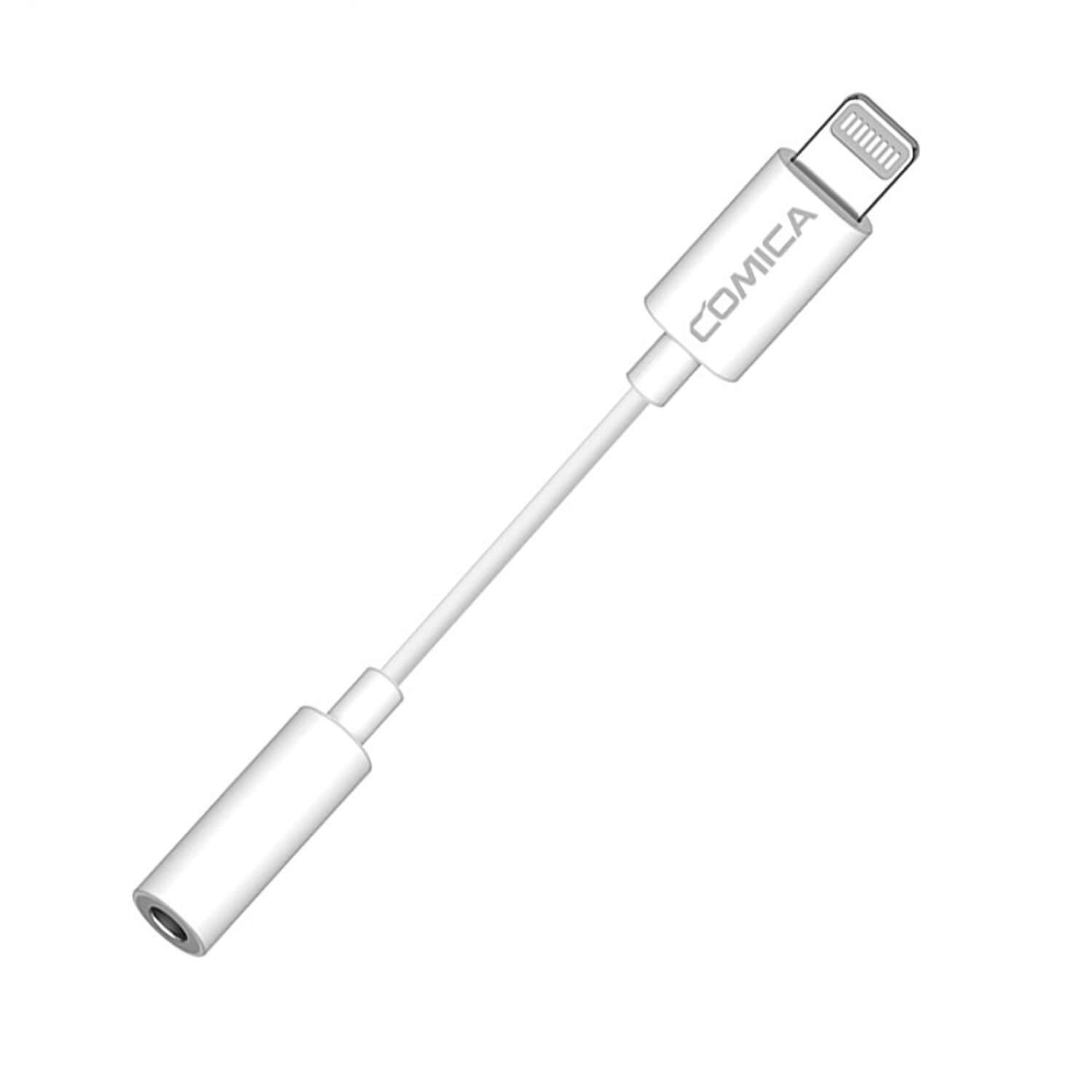Comica Audio CVM SPX 3.5mm to Lightning Cable - High-Quality Audio Connector for iPhone & iPad - Perfect for Podcasting, Gaming & Music Streaming