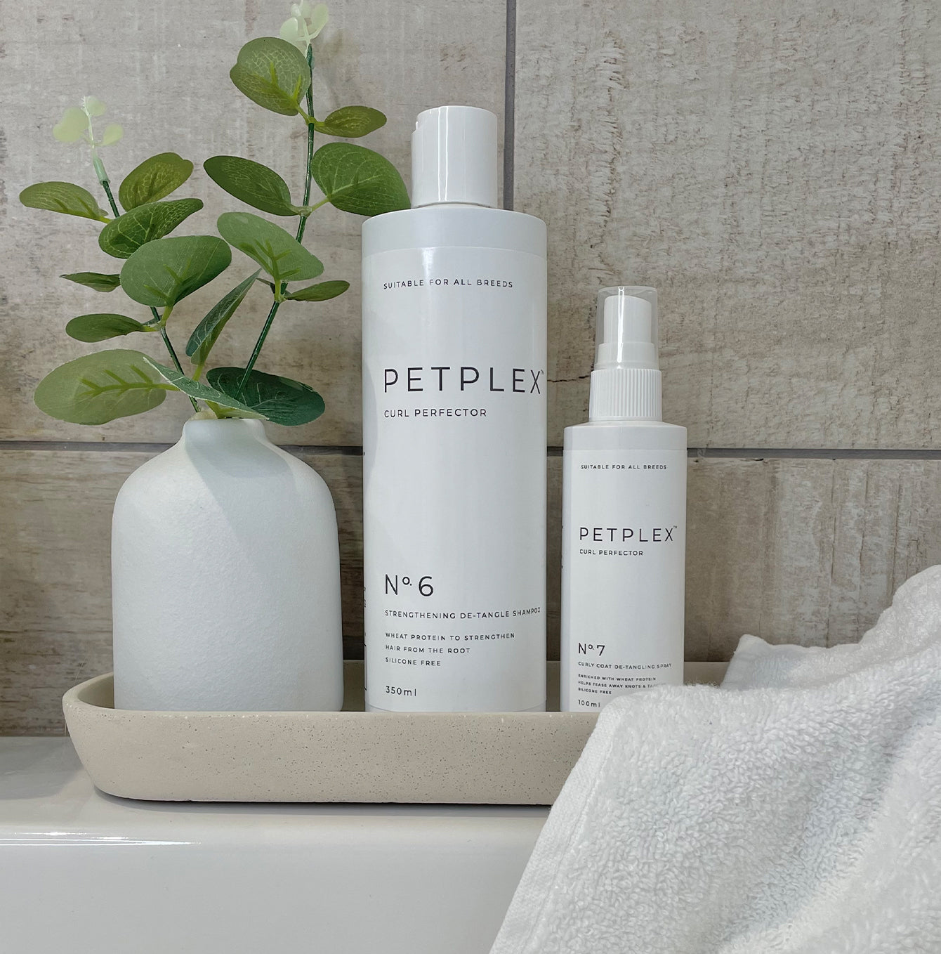 PetPlex No. 7 Curl Perfector Detangling Spray 100ml - Leave-In Conditioner for Curly Hair - Tames Frizz & Enhances Curls - Perfect for Daily Hair Care & Styling