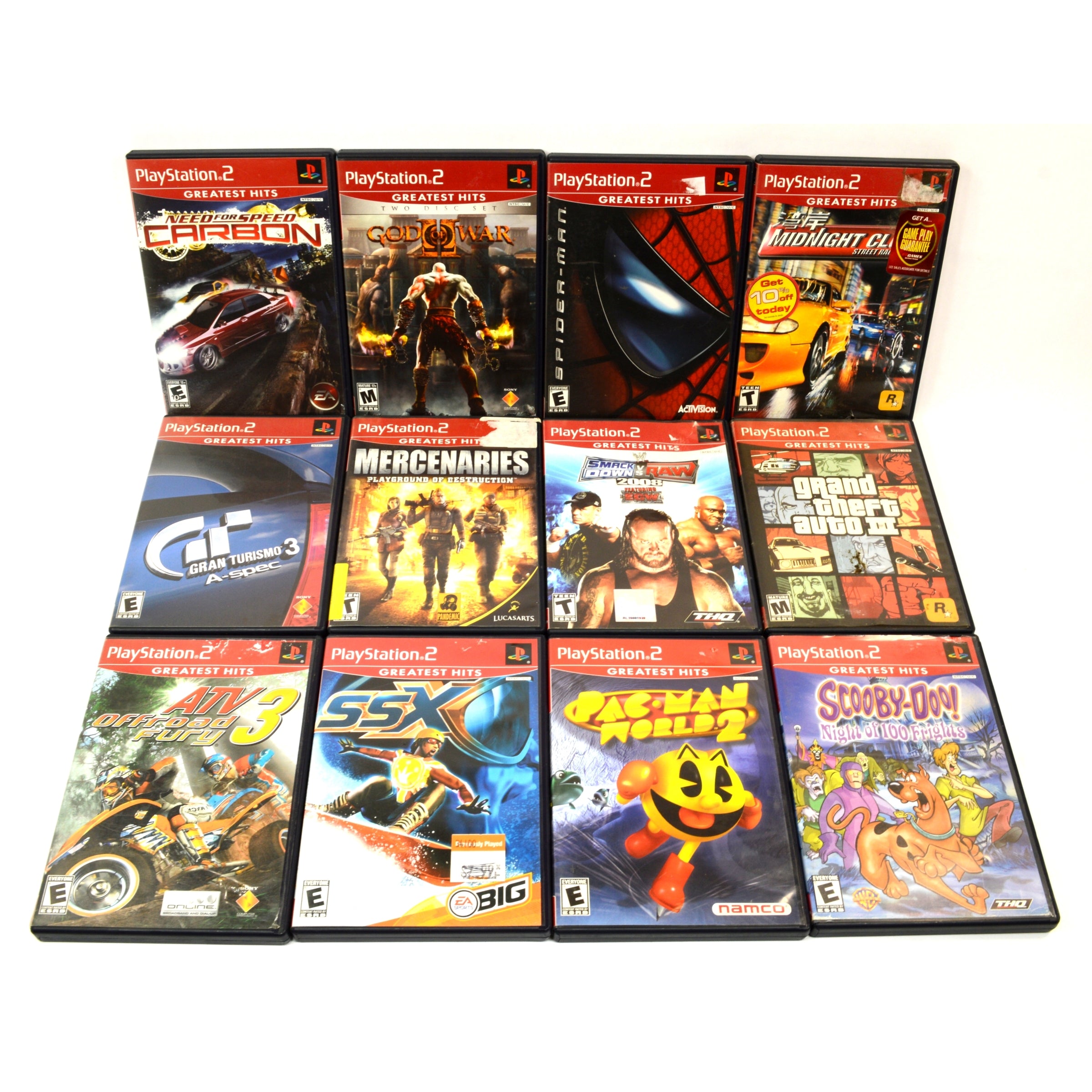 24 PS2 Games Bundle - Final Fantasy, Tekken & Greatest Hits Classics for PlayStation 2 | Perfect for Retro Gaming & Collectors