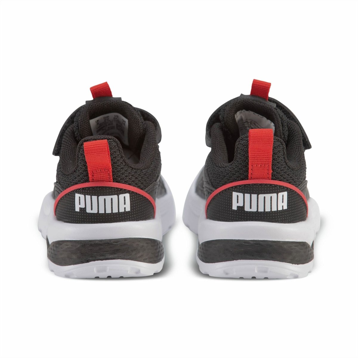 PUMA KIDS ANZARUN Running Shoes for Boys & Girls - Black/Red - Lightweight & Comfortable for School, Sports & Daily Activities
