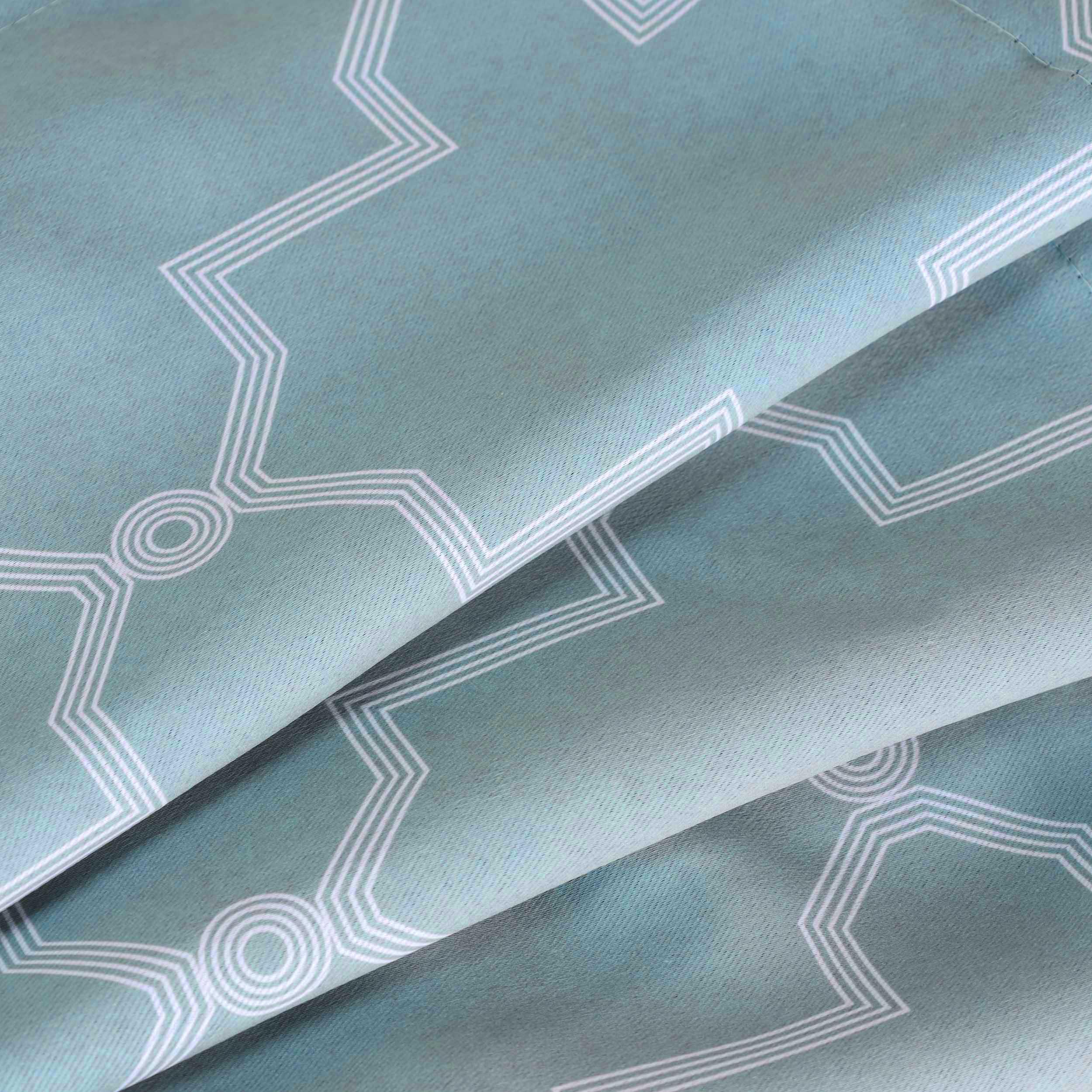 Imperial Trellis Grommet Blackout Curtain Panels Set - Room Darkening Window Drapes for Bedroom, Living Room & Home Theater