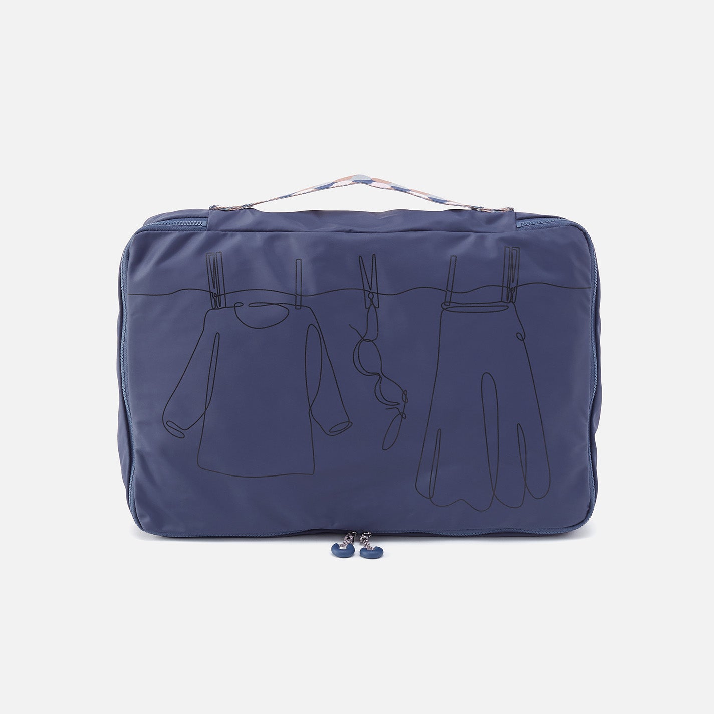 SET TO GO Large Packing Cube - Eco-Friendly CaRefiber Recycled Nylon (Ocean Blue) - Perfect for Travel Organization & Suitcase Storage
