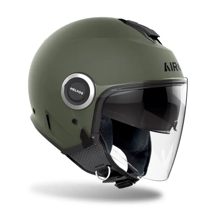 Airoh Helyos Matt Military Green Motorcycle Helmet - DOT & ECE Certified Off-Road Motocross Helmet for Men & Women - Perfect for Dirt Biking, Adventure Riding & ATV Racing