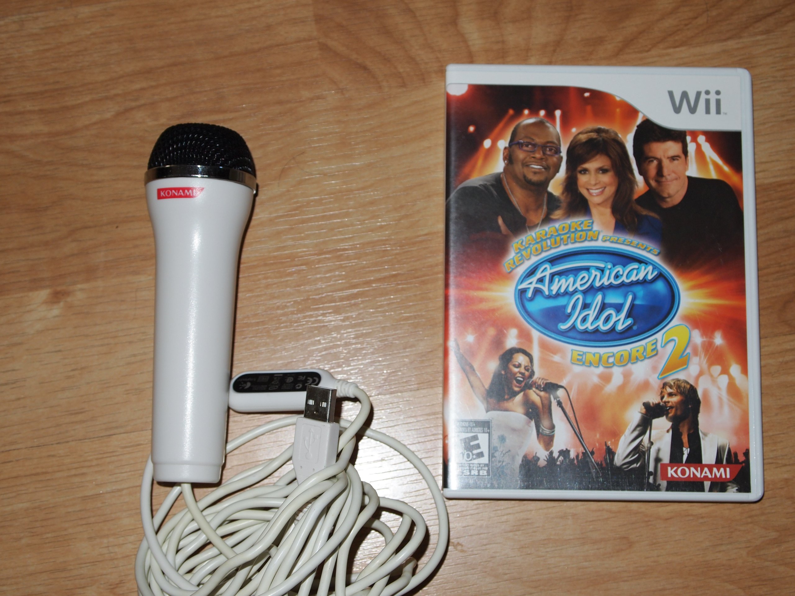 Karaoke Revolution: American Idol Encore 2 with Microphone for Nintendo Wii - Sing Like a Star at Home Parties & Family Game Nights