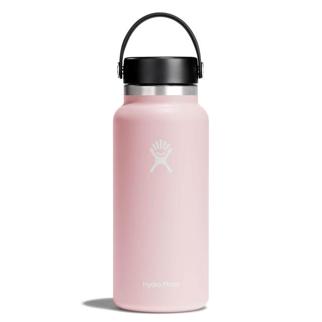 32 oz Wide Mouth Water Bottle with Straw & Leak-Proof Lid - BPA Free Stainless Steel Insulated Water Bottle for Gym, Hiking, Travel & Outdoor Activities