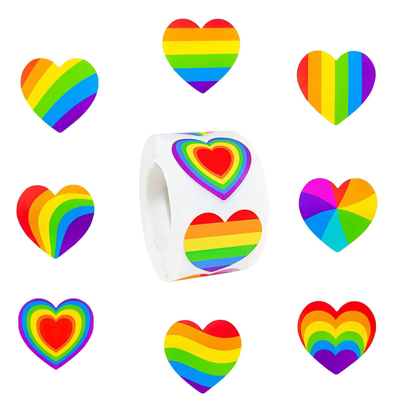 Rainbow Pride Flag Set - LGBT Accessories Kit with Handheld Flags, Wristbands, Stickers & Pins for Pride Parades, LGBTQ+ Events, Parties & Celebrations - Perfect for Pride Month, Gay Pride Marches & LGBTQ Support