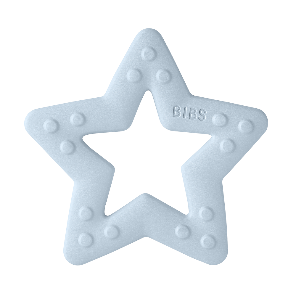 Baby Bitie Star Teether - Soothing Teething Toy for Infants & Toddlers in Baby Blue | Perfect for Pain Relief & Gum Stimulation During Teething Stage