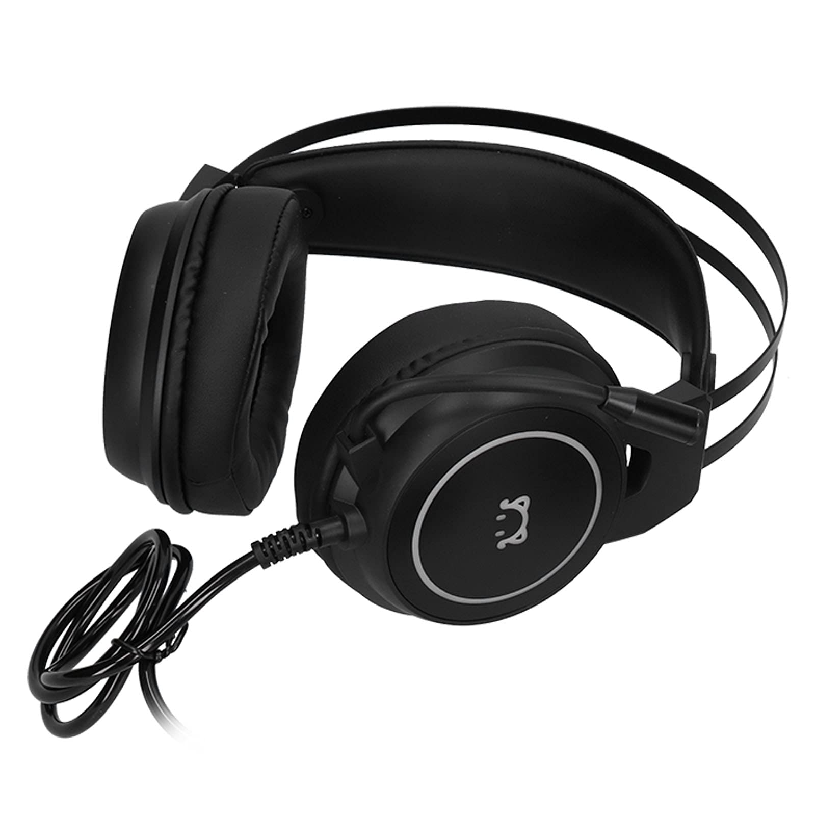 SALUTUY PC Gaming Headset with 50mm Speaker Unit - Comfortable & Breathable Wired Headphones for Gamers - Stereo Sound for Immersive Gaming Experience (Black) - Perfect for PC, PS4, Xbox & Online Gaming