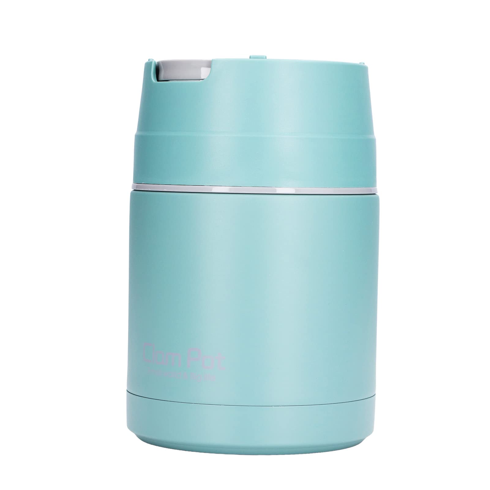 Premium 304 Stainless Steel Vacuum Insulated Food Jar - 800ml/27oz Leak-Proof Lunch Container with Foldable Spoon | Ideal for School, Office, Picnics & Outdoor Activities | Mint Green