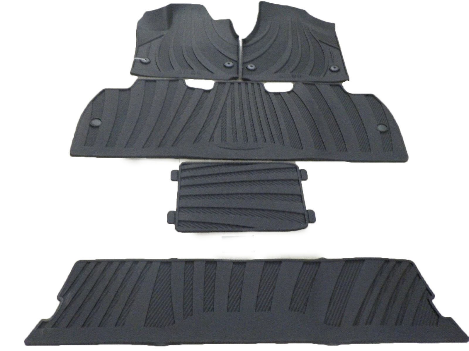 Chrysler 82214515AB All-Weather Slush Mats - Heavy Duty Rubber Floor Liners for Cars, SUVs & Trucks - Perfect for Winter, Rain & Mud Protection - Fits Chrysler Models (Set of 4)