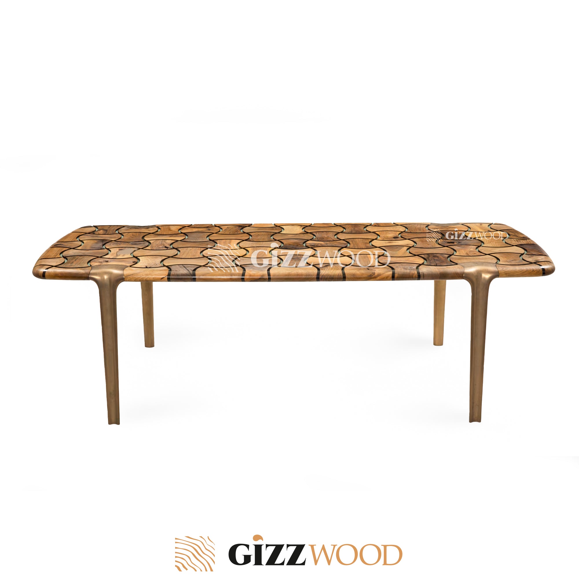 Premium Epoxy Resin Dining Table - Waterproof, Scratch-Resistant, Durable for Kitchen, Dining Room & Outdoor Patio Use