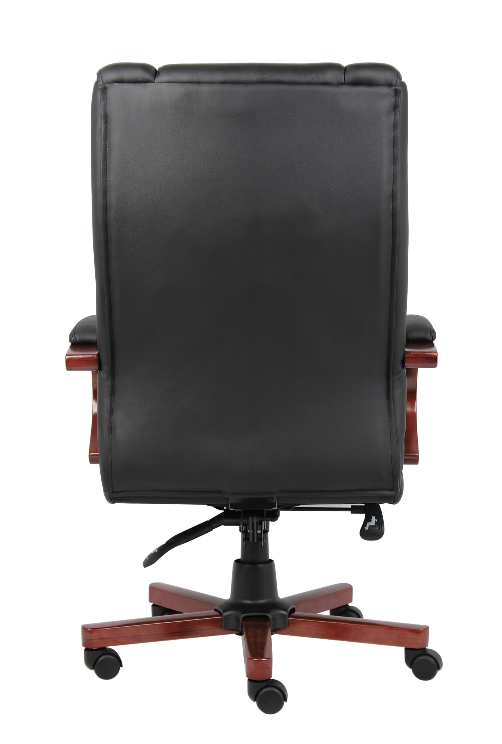 Premium High Back Executive Office Chair - Ergonomic Wood Finish Swivel Chair for Home & Business - Perfect for Conference Rooms, Desks & Executive Offices