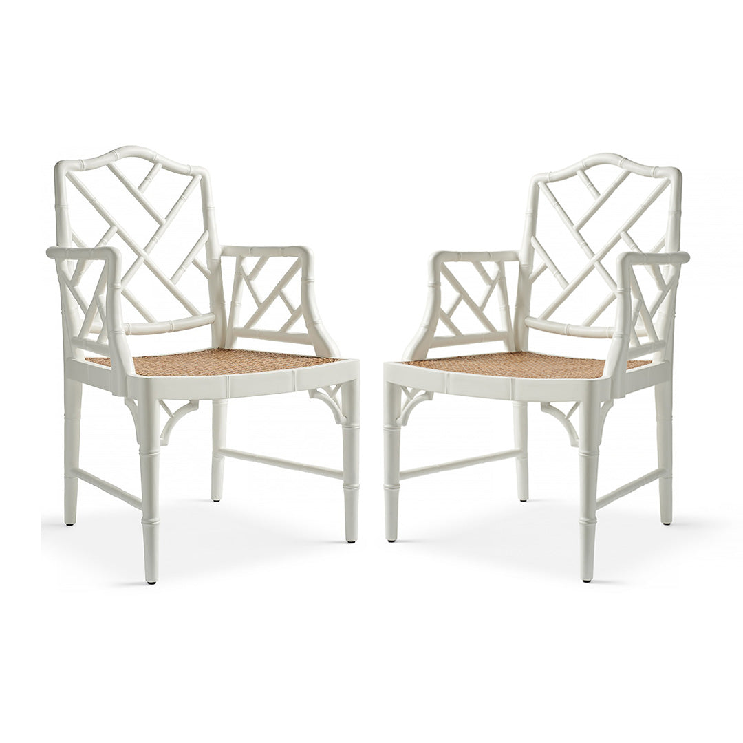 Graydon Chairs - Set of 2 White Dining Chairs for Kitchen, Dining Room & Office - Modern Comfortable Seating with Sturdy Metal Frame