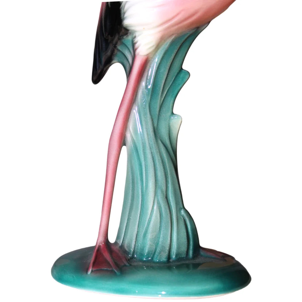 Vintage 1946 Flamingo Hotel Las Vegas Opening Night Ceramic Statue - Bugsy Siegel Memorabilia & Collectible - Perfect for Casino Decor, Vegas-Themed Parties, and Historical Memorabilia Displays