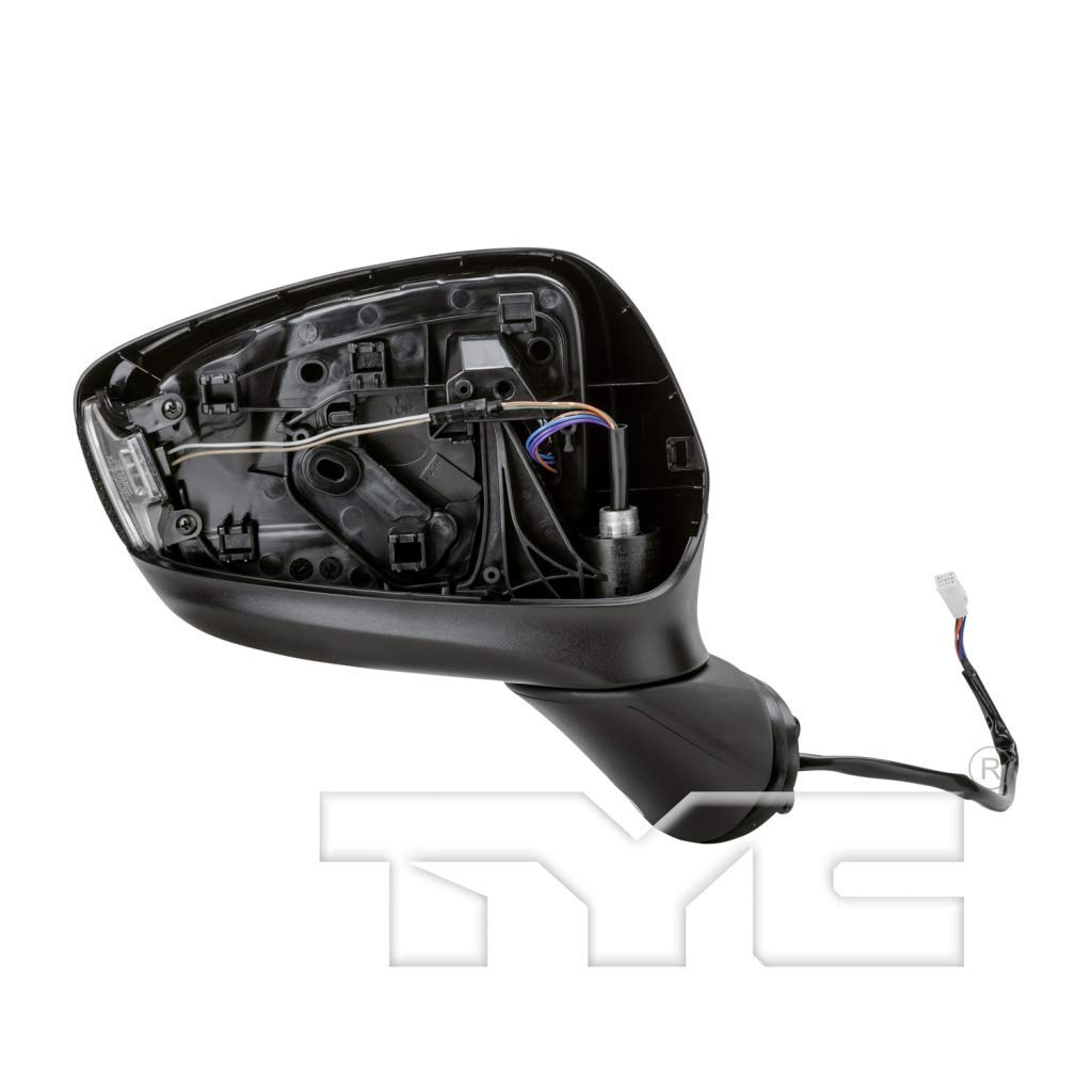 Replacement Power Side Mirror for Mazda CX-5 2013-2014 Passenger Side with Turn Signal - Non-Heated - Compatible with KD35-69-121H & MA1321175 - Perfect for Parking Assistance & Blind Spot Safety