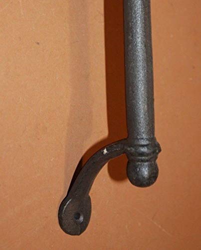 10-Pack Large Spanish Mission Cabinet Pulls - Heavy Duty Cast Iron Handles 10.5