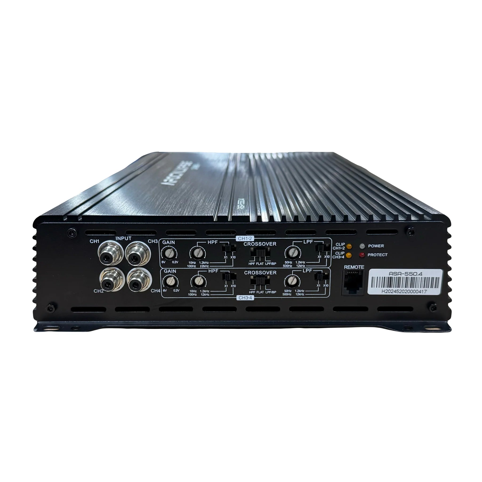 Deaf Bonce Apocalypse ASA 550.4 4-Channel Car Amplifier - High Power Full Range Audio System for Car Stereo Upgrade | Perfect for Car Audio Enthusiasts & Bass Lovers