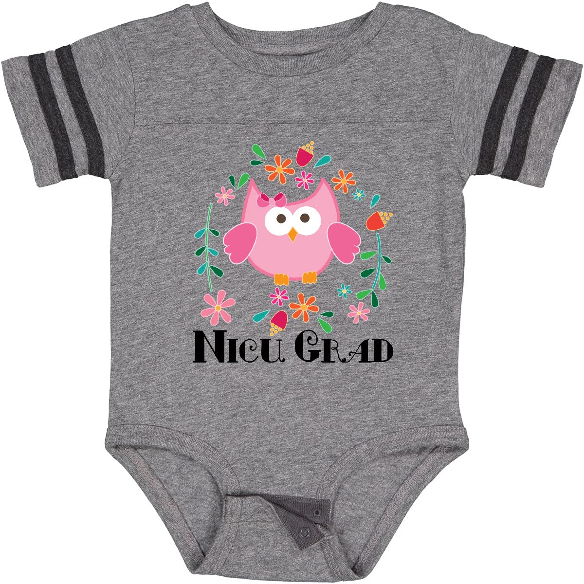 Inktastic NICU Graduate Baby Girl Bodysuit - Soft Cotton Onesie for Newborns & Preemies - Perfect for NICU Graduation, Baby Showers & First Photos