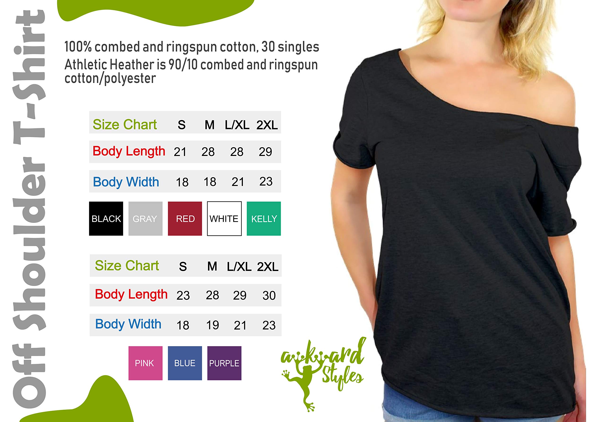 Awkward Styles Te Amo Te Quila Off Shoulder Shirt - Cinco de Mayo Gifts for Women, Party Outfit, Mexican Themed Celebration, Festive Apparel