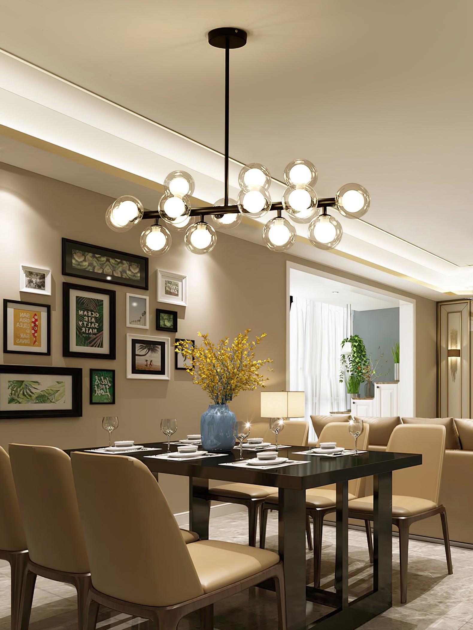 Elegant Aurelia Crystal Chandelier - Modern Ceiling Light Fixture for Dining Room, Living Room & Bedroom | Perfect for Home Decor, Wedding & Special Occasions