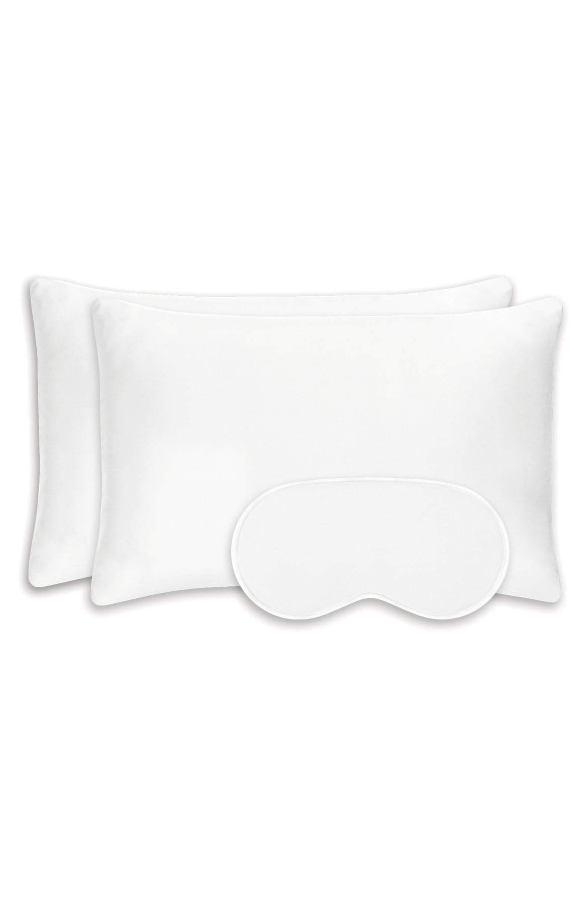 Me Glow Beauty Boosting Deluxe Set - Anti-Aging Eye Mask & 2 Silk Pillowcases for Hair & Skin Care | Perfect for Nighttime Routine & Travel