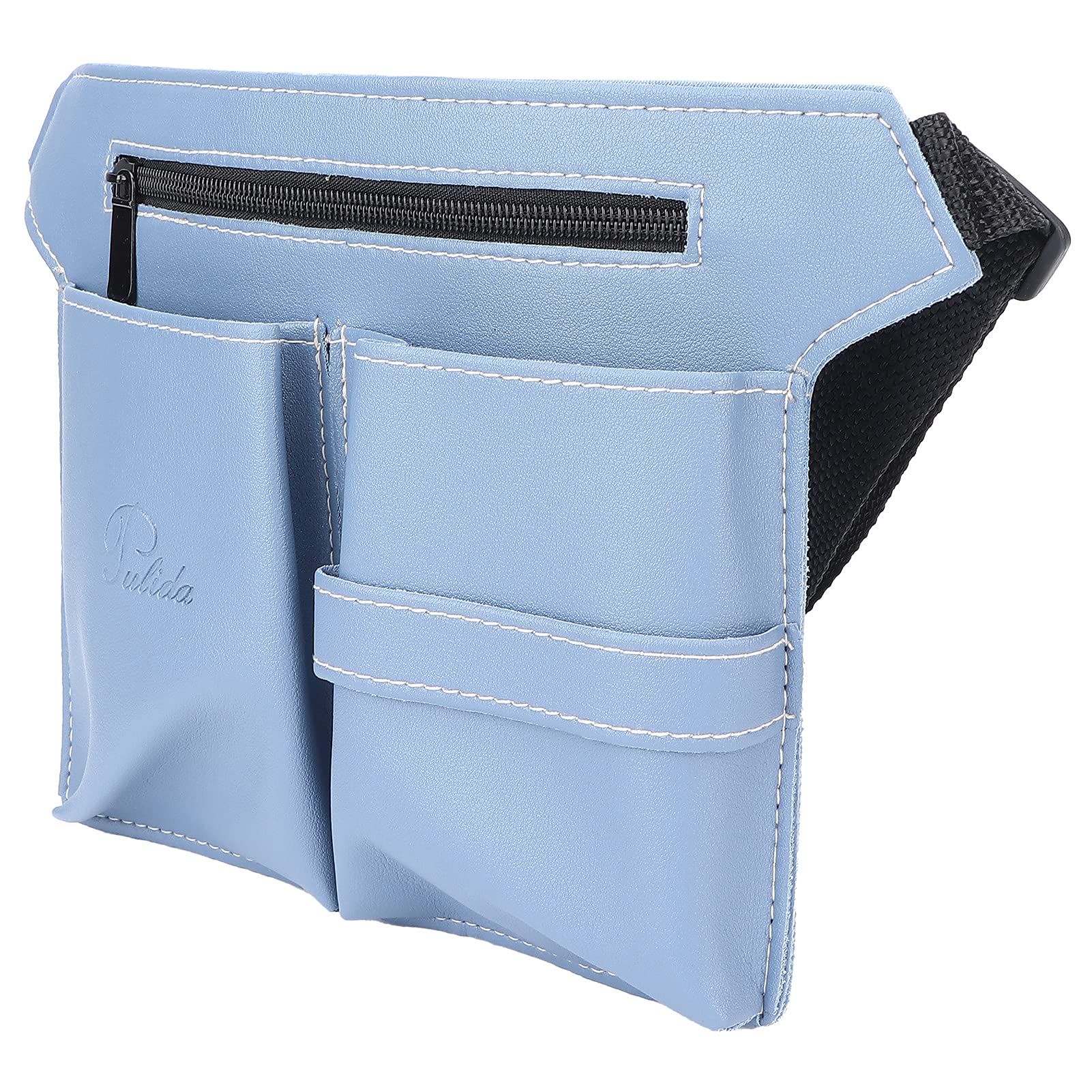 Professional Leather Hairdresser Waist Bag - Salon Tools Holster for Scissors, Combs & Brushes | Durable Stylist Apron for Barbers & Makeup Artists | Perfect for Salon, Travel & On-the-Go Hairstyling
