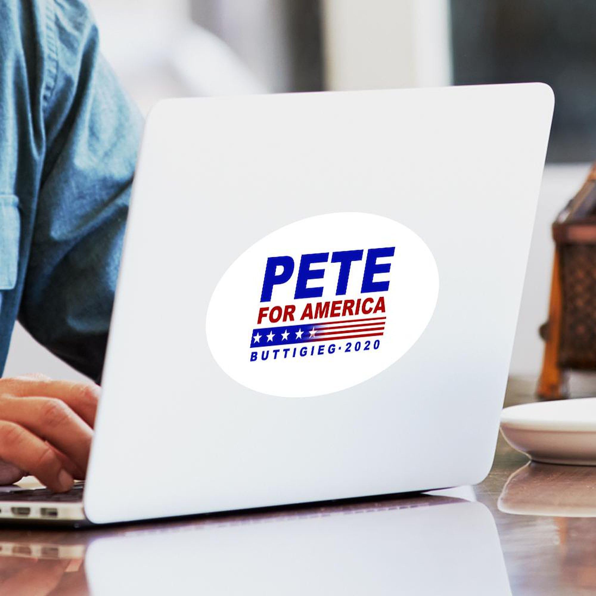 Pete Buttigieg for America Oval Car Bumper Sticker - Political Campaign Decal for Cars, Trucks & Windows - Show Your Support While Driving