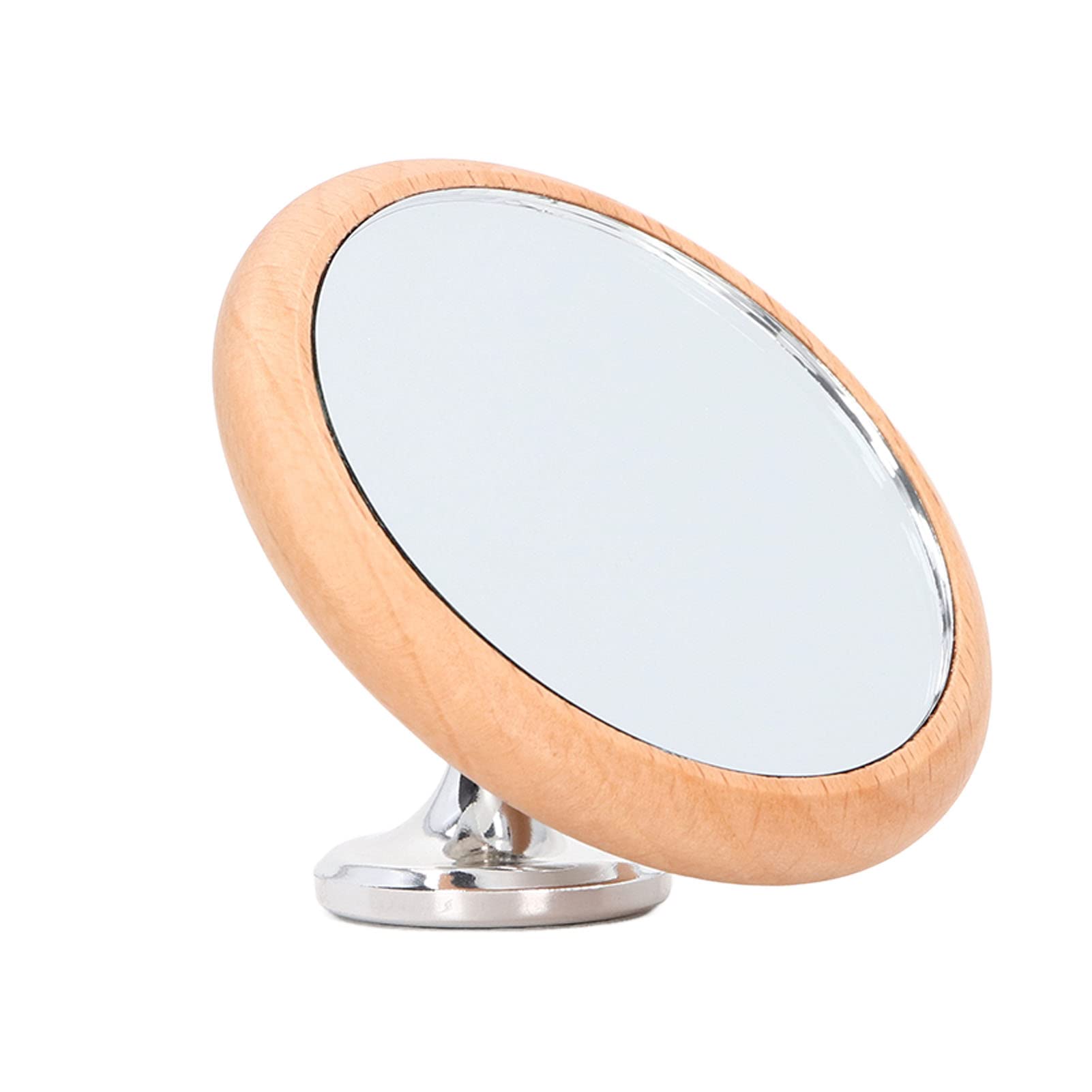 Premium Coffee Observation Reflective Shot Mirror - Small Magnetic Coffee Tasting Tool (Silver) | Perfect for Baristas, Coffee Enthusiasts & Home Brewing