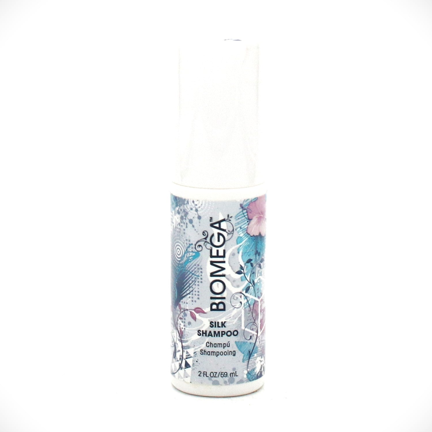 Aquage BioMega Silk Shampoo - 2 oz Travel Size for Soft, Shiny Hair - Perfect for Dry, Damaged Hair Care at Home or On The Go