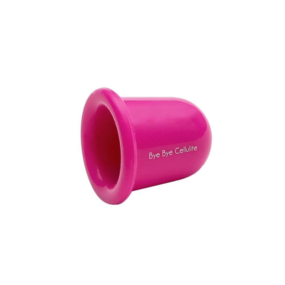 Les Secrets d'Eglantine Bye Bye Cellulite Cup - Anti-Cellulite Massage Tool for Thighs & Legs, Rose Quartz Roller for Skin Tightening & Lymphatic Drainage - Perfect for Home Spa & Body Contouring