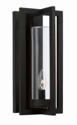 Clark Outdoor Wall Lantern - Weatherproof LED Exterior Light Fixture for Porch, Patio & Garden - Dusk to Dawn Sensor & Energy Efficient Lighting for Home Security