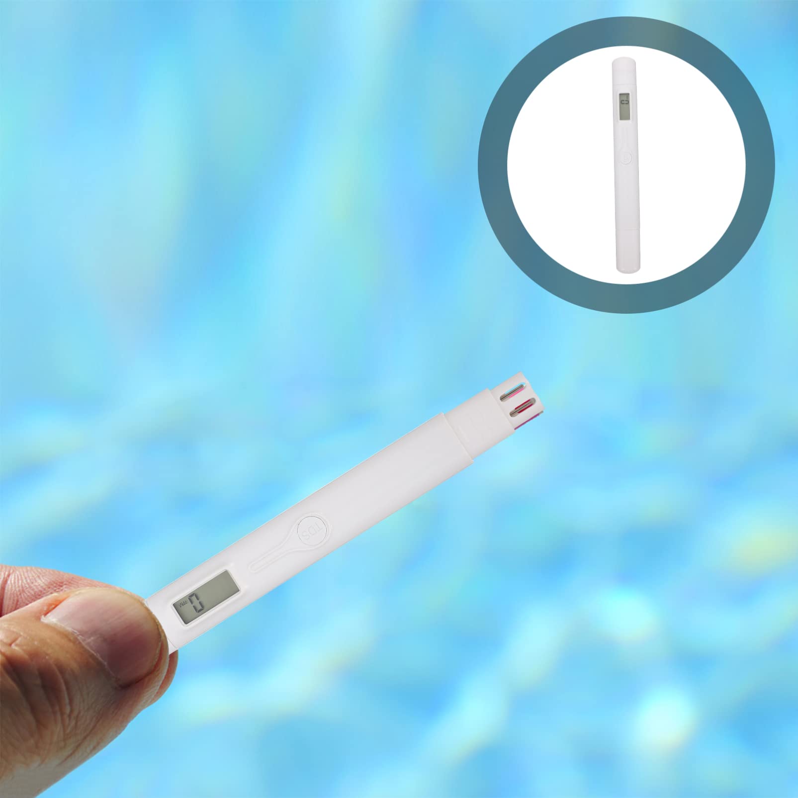 CHILDWEET Digital pH Tester Pen - Handheld Water Quality Meter for Drinking, Pool, Aquarium & Hydroponics | Portable Pocket-Sized pH Testing Tool with High Accuracy