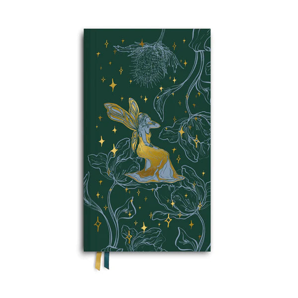 Green Fairy Pocket Journal - A5 Notebook for Travel, Bullet Journaling & Daily Notes - Perfect for Students, Writers & Planners