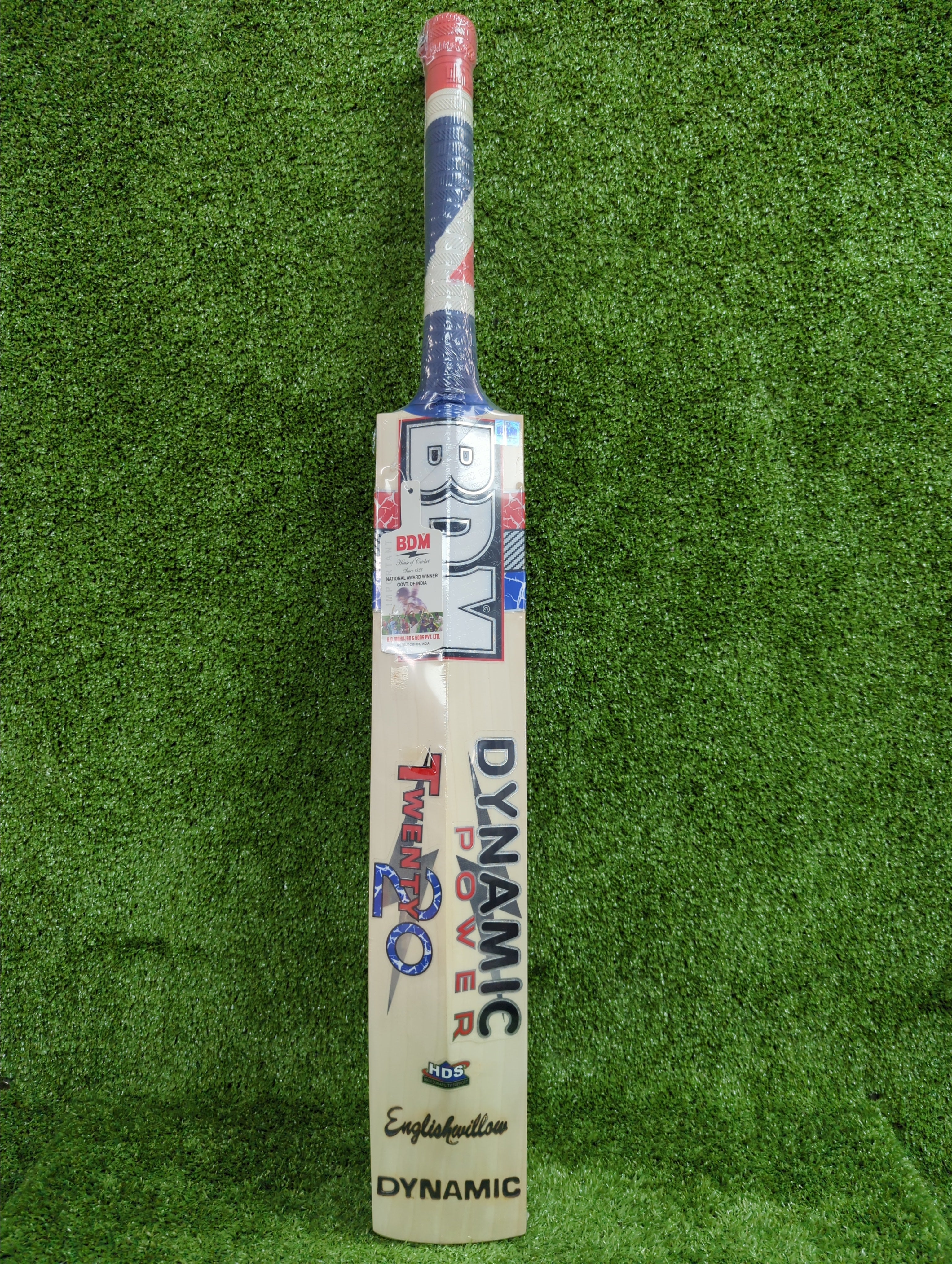 BDM Dynamic Power 20 English Willow Cricket Bat - Premium Performance for Professional & Club Cricket Matches