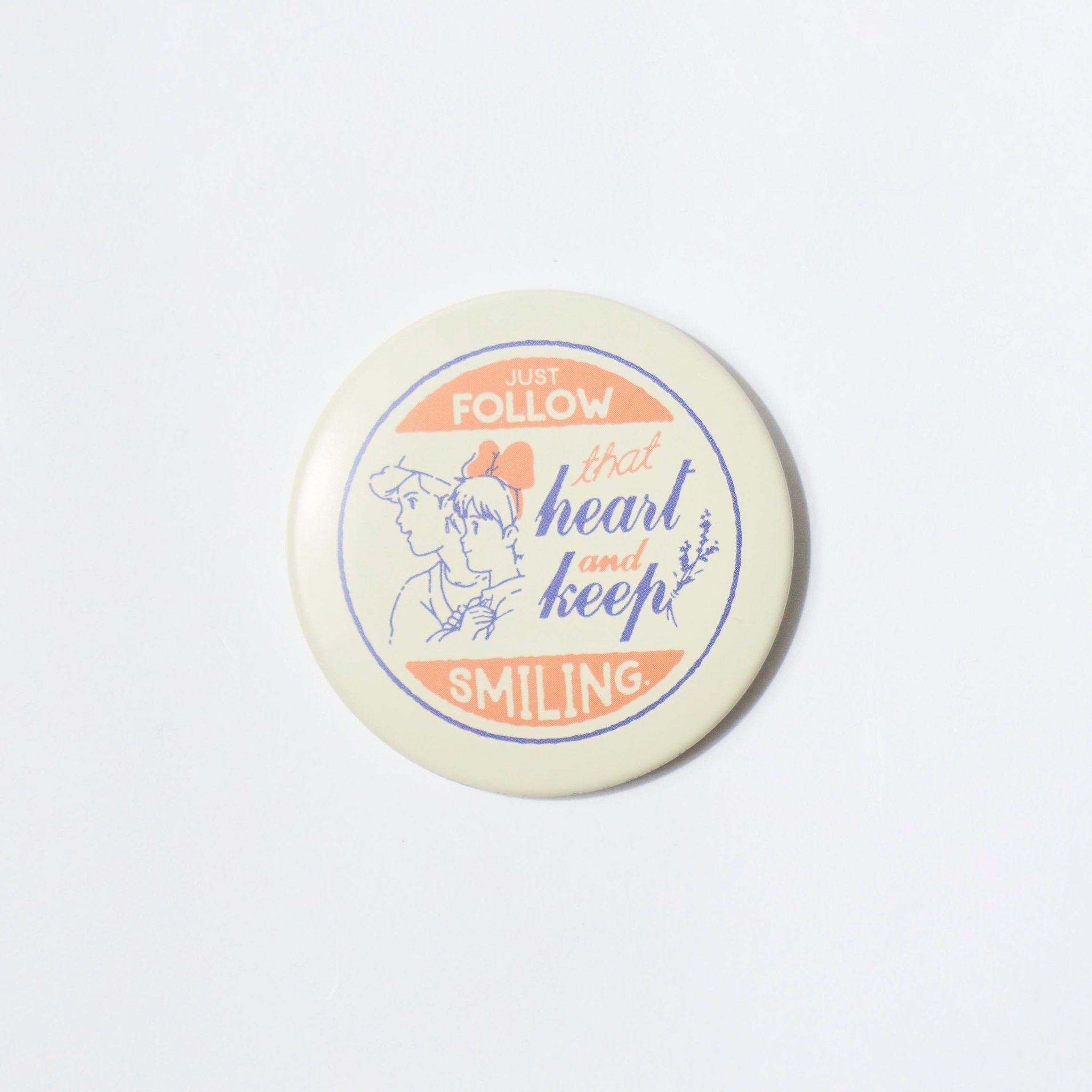Kiki's Delivery Service Collectible Tin Badges - Milk Cap Series by Movic - Perfect for Anime Fans, Cosplay, and Ghibli Merchandise Collectors